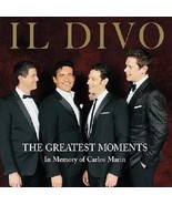 IL DIVO-The Greatest Moments - In memory of Carlos Marin --Japan CD +Tra... - £28.22 GBP