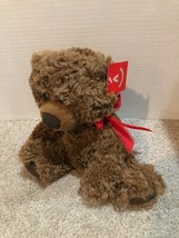 Aurora World Plush Woe Bear Golden Brown Stuffed Soft Toy Floppy Beanbag 12&quot; NEW - £9.53 GBP