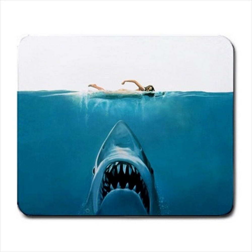 Shark Jaws Large Rectangular Mousepad - $4.00