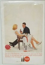 Coca Cola Bride and Groom Dance Advertisement National Geographic 1963 - £8.96 GBP