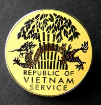 Republic Of Vietnam Service Vet Veteran Service Lapel Pin Badge 1 Inch - £4.28 GBP