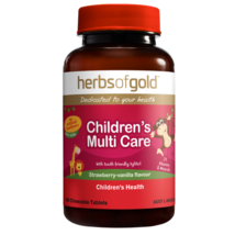 Herbs of Gold Children’s Multi Care 60 Tablets – Strawberry-Vanilla - £76.15 GBP