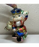 Fitz &amp; Floyd Nutcracker Sweets On Horse Hand Painted Glass Christmas Orn... - $16.45 CAD