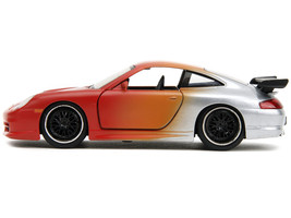 Porsche 911 GT3 RS Matt Orange Silver Metallic Pink Slips Series 1/32 Diecast Ca - £16.00 GBP