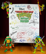 Teenage Mutant Ninja Turtles: Mutant Mayhem Script Signed- Autograph Rep... - £19.61 GBP