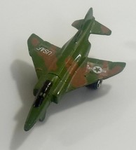 Tootsie Toy Metal F-4 Phantom Fighter Jet Aircraft in Green Camo marked ... - $111.76 MXN