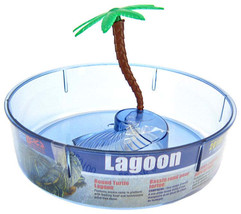 Lees Round Turtle Lagoon with Access Ramp and Palm Tree Decor - £16.31 GBP+