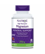 Natrol High Absorption Magnesium Chew Tablets, Purple, Cranberry, 60 Count - £91.21 GBP