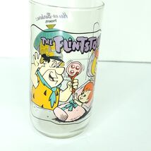 Flintstones The Blessed Event Glass Cup 1991 Hardees Pebbles First 30 Years - $23.69 CAD