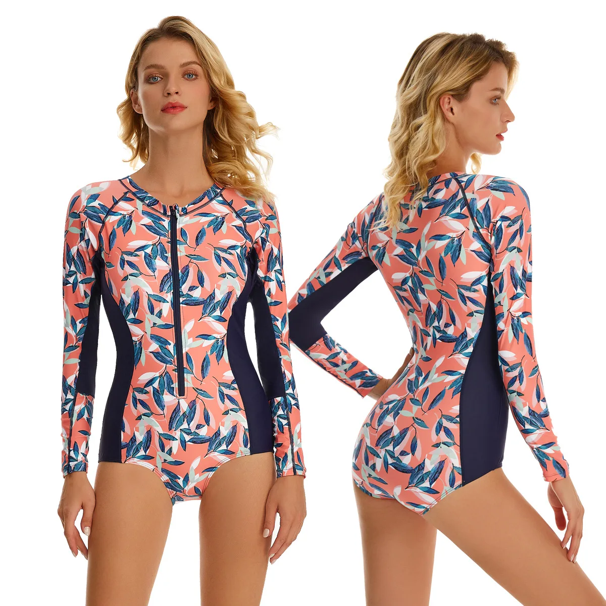 Sporting Long Sleeve Swimwear Women Ay Surfing One Piece Swimsuit 2022 Swimming  - £45.03 GBP