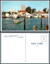 FLORIDA Postcard - Sarasota, Yacht Basin O1 - £2.32 GBP
