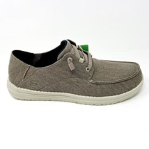 Skechers Melson Volgo Brown Mens Size 9.5 Streetwear Air Cooled Vegan Sneakers - £43.92 GBP