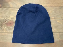 Vintage Wigwam USA Beanie Ski Hat Solid Blue Wool Blend Winter Cap Unise... - £11.39 GBP