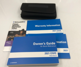 2021 Honda Civic Hatchback Owners Manual Set with Case OEM D03B34050 - £35.37 GBP