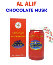 CHOCOLATE MUSK Al Alif concentrated Perfume oil ,100 ml, Attar oil Free Shipping - £22.52 GBP