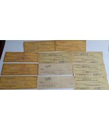 Collection of 16 Vintage USA Bank Cheques From 1927 - 1950s - €145,22 EUR