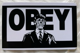 Obey Black &amp; White  2&quot; x 3&quot;  Fridge / Locker Magnet. They Live Sci Fi Movie - £7.82 GBP