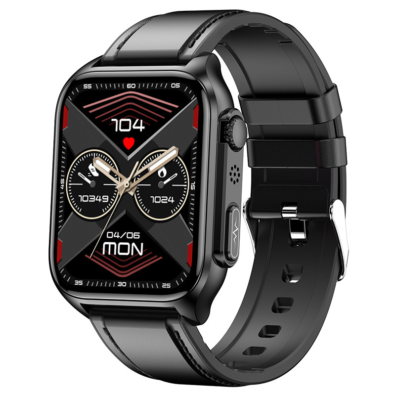 Tk12 Smart Watch Ecg Blood Glucose Blood Oxygen Uric Acid Photo Call Men's Step