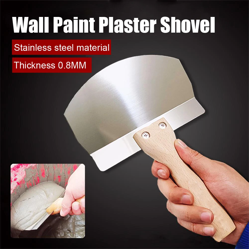 Stainless Plaster Scraper Shovel  Wall Blade Const Shovel Plaster Feeder... - $95.44