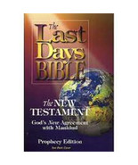 Last Days Bible: The New Testament, God&#39;s New Agreement with Mankind - $169.78 CAD