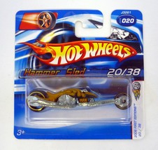 Hot Wheels Hammer Sled #020 First Editions 20/38 Orange Die-Cast Short Card 2006 - $3.70