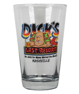 Dicks Last Resort Nashville TN 14oz Pint Beer Bar Glass Novelty Man Cave... - $15.22