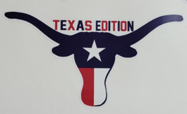 Texas Edition Longhorn Lonestar USA  decal Military Jet Plane  Sticker USA 6&quot; - £3.94 GBP