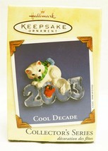 VINTAGE 2003 Hallmark Keepsake Christmas Ornament Cool Decade Fox - £19.60 GBP