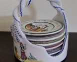 Vintage Mallor Co., ~ Five (5) ~3.25&quot; Dia. Coasters ~ 5&quot; Tall w/Ceramic ... - $26.18