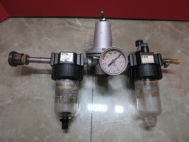 PARKER PNEUMATIC VALVE AIR FILTER REGULATOR 06L11BE 150PSI CNC 06F11A0 0... - $63.04