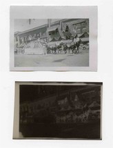 Horse Drawn Parade Float Photo &amp; Negative Baker Oregon 1930&#39;s  - $24.72