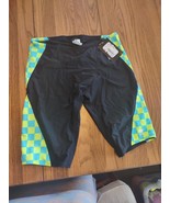 TYR Size 38 Men&#39;s Swim Shorts Blue And Green Checkered-Brand New-SHIPS N... - $61.10 CAD