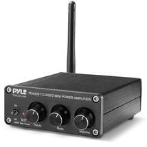 Pyle Compact Powerful Home Audio Amplifier Receiver Mini with Bluetooth ... - $106.32