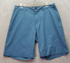 Quiksilver Waterman Shorts Womens Size 32 Blue Flat Front Zip Pocket Medium Wash - £14.51 GBP