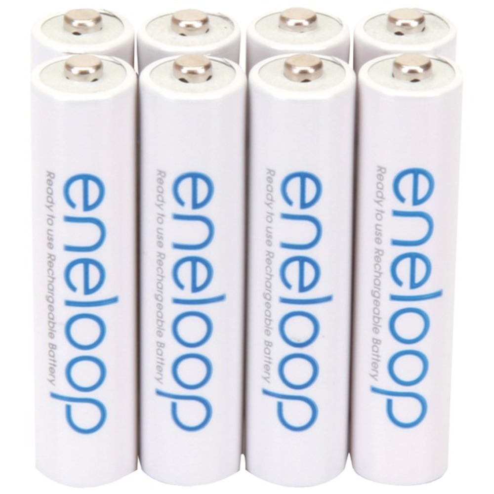 Panasonic BK-4MCCA8BA eneloop Rechargeable Batteries (AAA; 8 pk) - $35.54