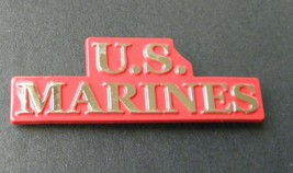 Marines Veteran Marine Corps Script Lapel Pin Badge 1.6 X 1/2 Inches - £4.58 GBP