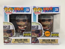 Funko Pop! Naruto Killer Bee 1200 EE Exclusive Common &amp; Chase BUNDLE Set... - £48.03 GBP