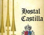 Hostal Castilla Menu Madrid Spain English and Spanish - $34.75