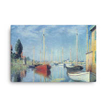 Claude Monet Argenteuil. Yachts 01, 1875.jpg Canvas Print - $99.00+