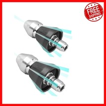 Efficient 2Pcs Pressure Washer Nozzles with Stainless Steel for Pipe Cle... - $28.12