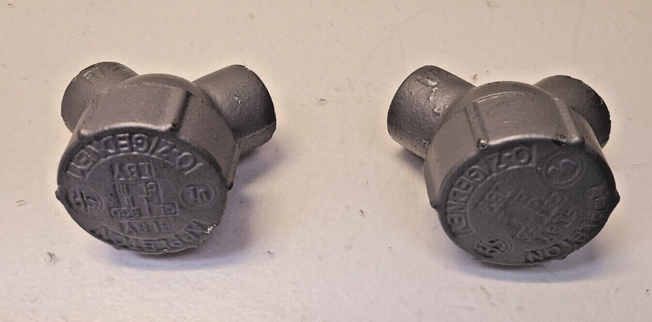 2 Qty. of Appleton ELBY Capped Elbows CL I CL II CL III | O-Z GEDNEY 1/2... - $44.99