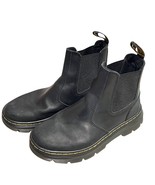 Dr. Martens Womens 2976 Quad Platform Chelsea Boots Black Leather Size 7... - $105.60