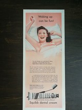 Vintage 1939 Squibb Dental Cream Original Ad - 422 - $9.49