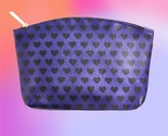 Ipsy November 2018 Glam Blue With Black Hearts   - Bag Only NWOT 5”x7” - £11.67 GBP