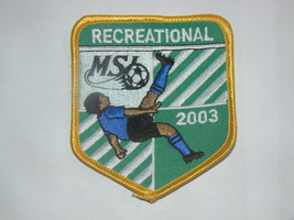 RECREATIONAL MSI 2003 - Soccer Patch - $8.00