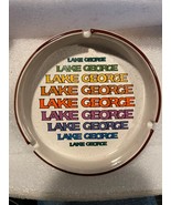 Vintage Ceramic Lake George Souvenir Ashtray 5.25&quot; X 1.25&quot; *Pre-Owned*or2 - €14,57 EUR