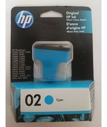 Hp 02 Cyan - $25.64 CAD