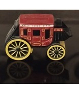 Wells Fargo Union Trust Co Stagecoach Cast Iron Piggy Coin Bank NO KEY - $24.99