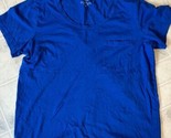 Bright BLUE Garment dyed with pocket T-shirt tee style j Crew G2358 Shor... - $21.28