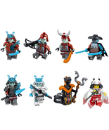 8Pcs Ninjago Medieval Warrior Minifigure Ice Emperor Akita Char Snake Mi... - $20.79